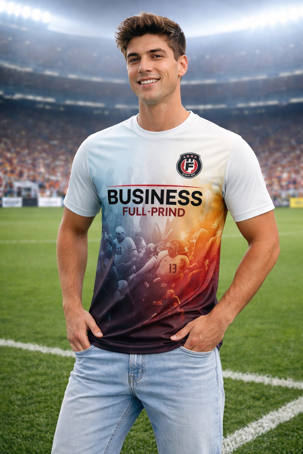 Camisetas deportivas full print para clubs y grupos